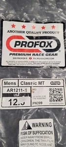 ProFox Mens Classic MT Drag Racing Shoes Size 12.5 SFI 3.3/5 PN209 - Picture 1 of 5