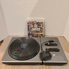 DJ Hero Game Complete w/ Turntable, Dongle, Game Tested and Works