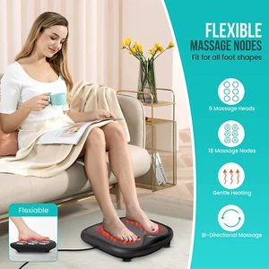 Shiatsu Foot Massager Neck and Back whit Heat Machine for Foot Relief - Picture 1 of 8