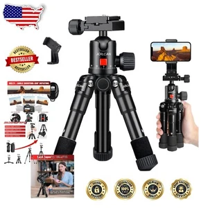Multi-Compatible 21" Aluminum Tripod with 360° Ball Head & Anti-Slip Feet - Picture 1 of 10
