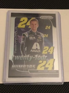 Inserto numeri paralleli William Byron rifrattore argento Prizm NASCAR 2020 Racing - Foto 1 di 2