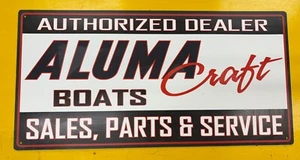 Aluma Craft Boats venta piezas servicio concesionario autorizado letrero plexi o plasti - Imagen 1 de 13