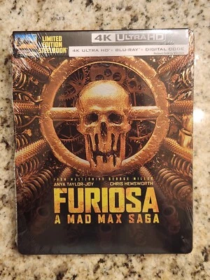 Furiosa A Mad Max Saga 4K STEELBOOK (Blu-ray, USA, 2024) - Image 1 of 4