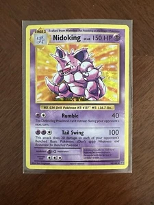 Nidoking Pokemon Karte XY Evolutions 45/108 Holo Foil Rare Near Mint NM - Bild 1 von 9