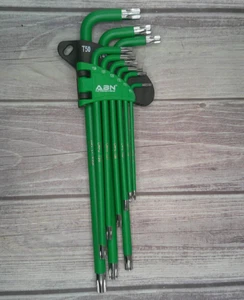 AutoBody Now, 9-Piece Star Hex Key Set, CR-V, T10-T50 - NOB - Picture 1 of 4