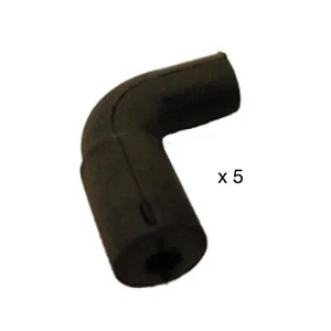 Packet (5) right angle Advance And Retard Rubber End Connectors - Picture 1 of 1