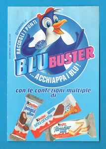 Ferrero Kinder Blu Buster Concorso Tessera Raccogli Punti Anno 1997 MA1609 - Imagen 1 de 3