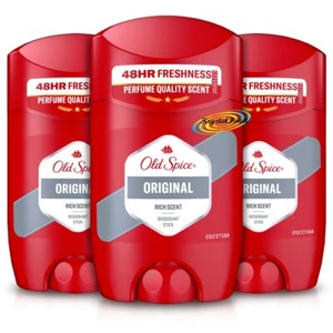 3x Old Spice Deodorant Stick 50ml Original Rich Scent 48Hr Freshness - Picture 1 of 1
