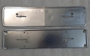 2x vorn hinten Nummernschildverstärkung Blende Mercedes 1868850380 1108850080 - Bild 1 von 13