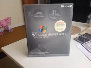 Microsoft Windows Server 2003 x32 Enterprise Edition 25 CAL P72-00001 - Afbeelding 1 van 7
