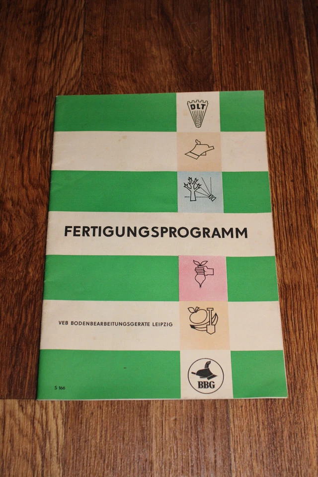 ddr reklame veb bbg dlt fertigungsprogramm ackerbau landmaschinen 1960er jahre - Bild 1 von 2
