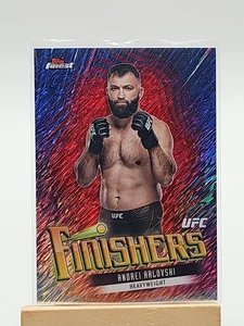 2024 Topps Finest UFC Finishers #13 Andrei Arlovski Shimmer Parallel - Bild 1 von 2