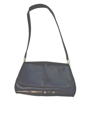 Cartera Azul Marino Liz Claiborne Correa para el Hombro Cierre a Presión Interior Bolsillo con Cremallera Foto 1 de 4