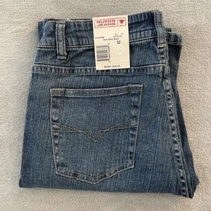 New Guess ? Jeans Pants Mens ** FITS 30x32 * 32x32 Bootcut Stone Wash SO46DNM - Picture 1 of 18