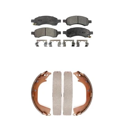 Front Ceramic Brake Pads Rear Shoes Kit for Chevrolet Colorado 2009-2012 oe5P - Image 1 of 4