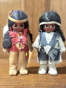 Vintage Carlson Sammler Apachen Puppen: Woodland Indian Brave #6-1000-3 Schlafaugen - Bild 1 von 10