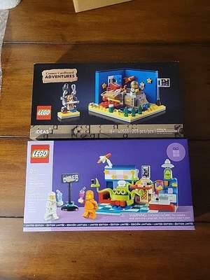 LEGO Cosmic Cardboard Adventures 40533 y 40687 Alien Space Diner nuevo en caja Foto 1 de 4