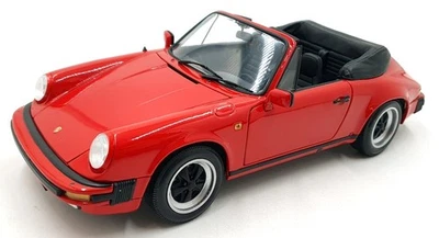 Minichamps 1/18 Scale Diecast 100 063030 Porsche 911 Carrera Cabriolet 1983 Red - Image 1 of 4