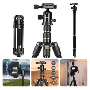 Camera Lightweight Travel Tripod, 58” Detachable Monopod, Aluminum Ball Head ... - Picture 1 of 9