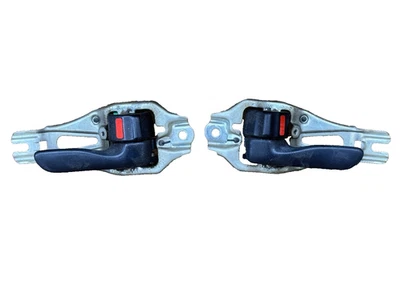 91-95 Toyota MR2 Driver Passenger Side Inner Interior Door Handle Set Black OEM - Image 1 of 4
