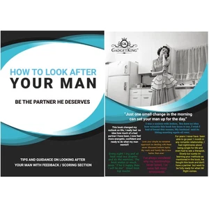 HOW TO LOOK AFTER YOUR MAN Book Gift For Her Wife Girlfriend Ladies Wedding Rude - Picture 1 of 23