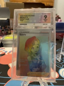 2020 Pokemon Beauty Ace 9 Miscut Error Secret Rare Vivid Voltage - Picture 1 of 2