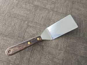 SPACHTEL - Robinson Knife Co. mit kleinem Holzgriff 9 3/8" Zoll Vintage Made in USA - Bild 1 von 13