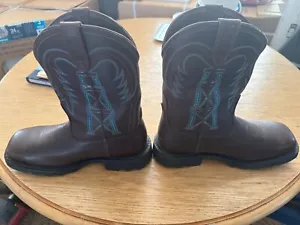 ARIAT WILDCATTER COMP TOE COWBOY BOOTS SIZE 8EE STYLE#10015408 - Picture 1 of 17