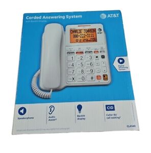 AT&T CL4940 Single Line Corded Phone - White