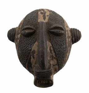 African Mask - Terracotta - Fetish - Divinatory Passport Tribal Art 6508 - Picture 1 of 4