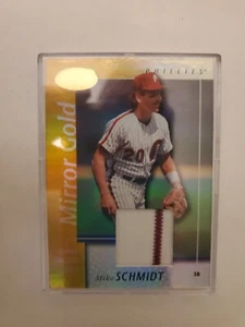 Mike Schmidt 2002 Leaf Certified Mirror Gold #54 GU Jersey 03/25 Phillies - Picture 1 of 4
