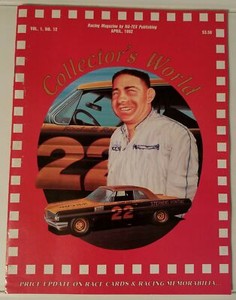 COLLECTOR'S WORLD VOL. 1 NO. 12 - RACING COLLECTIBLES - APRIL 1992
