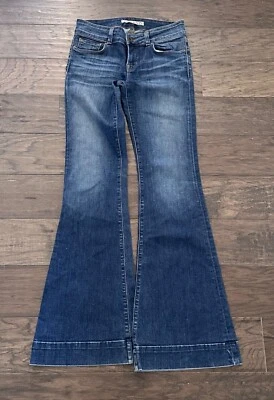 J BRAND Jeans Womens SZ 25 Blue Mayflower Flare Leg - Image 1 of 4