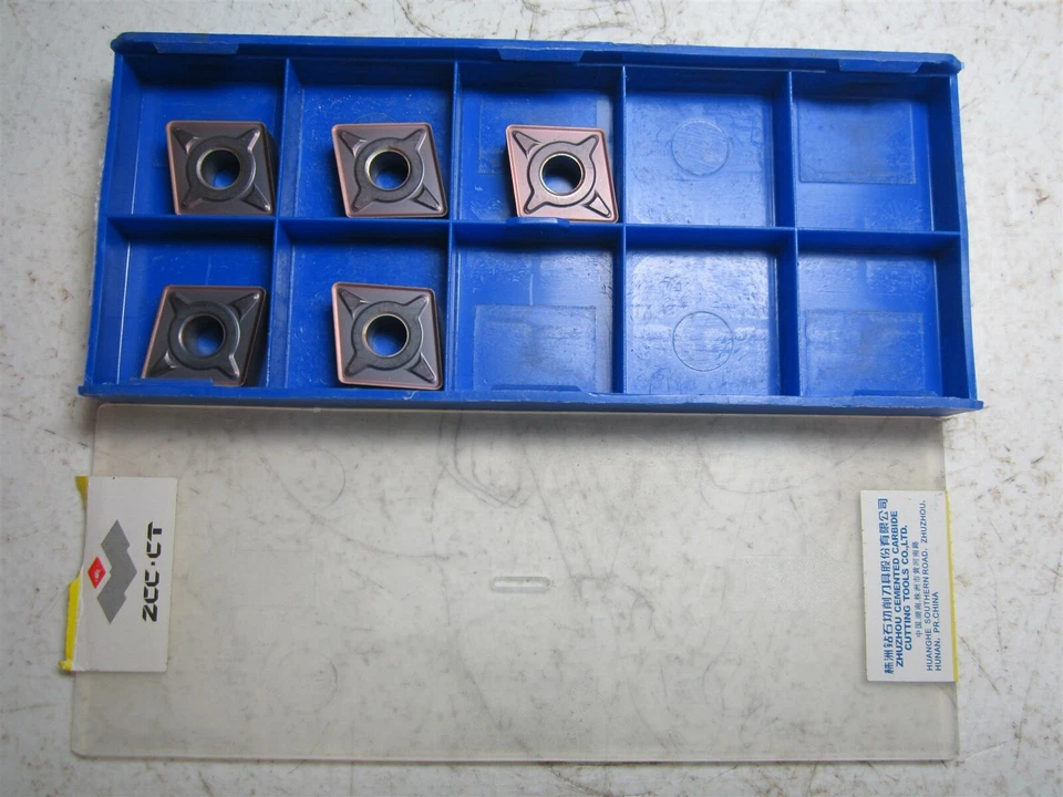 ZCCCT (CNMG160612-EM) YBG205 Cemented Carbide Threading Insert - Pack of 5 - Image 1 of 4