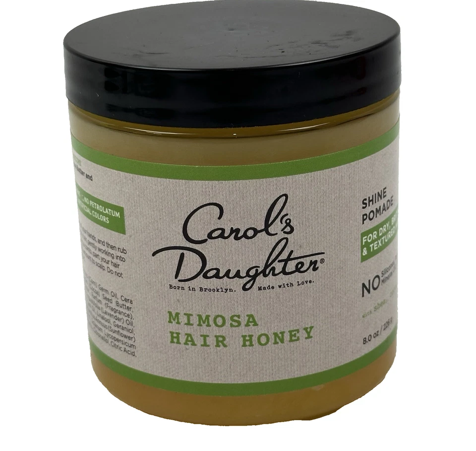 Pomada brillante miel cabello mimosa hija de Carol para cabello rizado, dañado y natural Foto 1 de 3