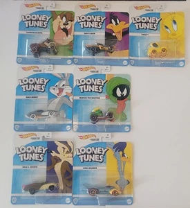 Hot Wheels 2023 Looney Toons Set Of 7 - Picture 1 of 1
