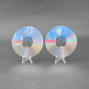 1998 McAfee VirusScan Install Disc 1 and Uninstall Disc 2 CDs Only - Picture 1 of 2