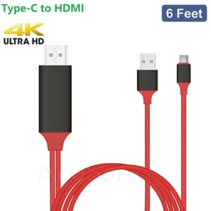 Cable de carga macho tipo C a HDMI de alta calidad para teléfono Samsung Galaxy S20 SM-G981U - Imagen 1 de 1