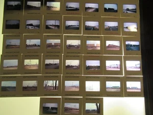 VINTAGE RAILROAD TRAIN ENGINES 35 MM SLIDE LOT GRAND CROSSING - Picture 1 of 9