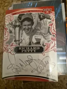 2022 Sportkings Richard Petty Autograph #'d 20/50 - Picture 1 of 1