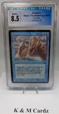 MTG - The Dark - Erosion - Graded 8.5 - Vintage - Image 1 of 4