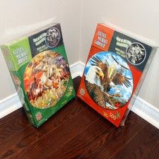 Steven Michael Gardner THUNDER Glow in the Dark 500pcs round puzzle MasterPieces