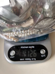 Vintage -Modern  Jewelry Repurposed  & Wearable 4+ Pounds Bangles Necklaces Lot - Picture 1 of 12