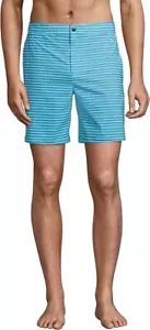 Nuevo con etiquetas Lands' End Pantalones Cortos de Baño Híbridos 7 pulgadas Forrados para Hombre Baúles de Natación Talla M $70 FLF100 - Imagen 1 de 5
