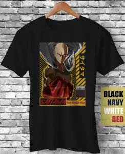 Camiseta Saitama One Punch Man OPM Anime Manga Genos Boros Héroe Divertida Regalo Unisex - Imagen 1 de 5