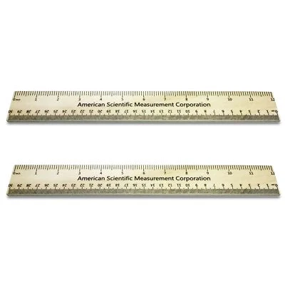 AMERICAN SCIENTIFIC MEASUREMENT CORPORATION Trick Ruler for Size Enhancement Prank 2-Piece Novelty Rulers Makes Everythin...
