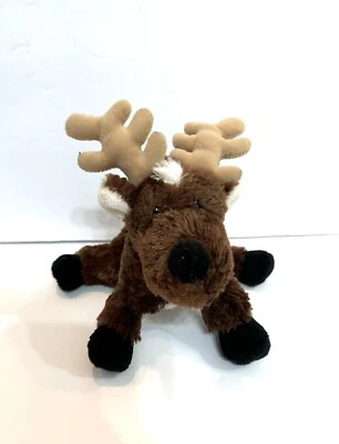 Ganz Webkinz Reindeer 9" Brown Beanbag Plush HM137 No Code Christmas - Image 1 of 4