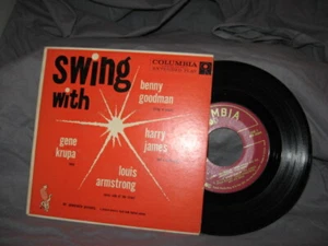 SWING WITH BENNY GOODMAN GENE KRUPA HARRY JAMES LOIS ARMSTRONG - Imagen 1 de 2