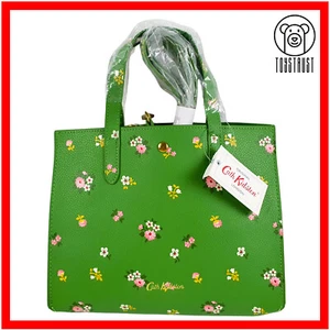 Cath Kidston Mini Handtasche Umhängetasche Gurt Floral Spaced Bad Blumen PVC CM70 - Bild 1 von 16