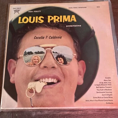 LOUIS PRIMA ENTERTAINS-ORIGINAL RONSO-LETTE RECORDS Play Tested VG - Vinyl - Image 1 of 4